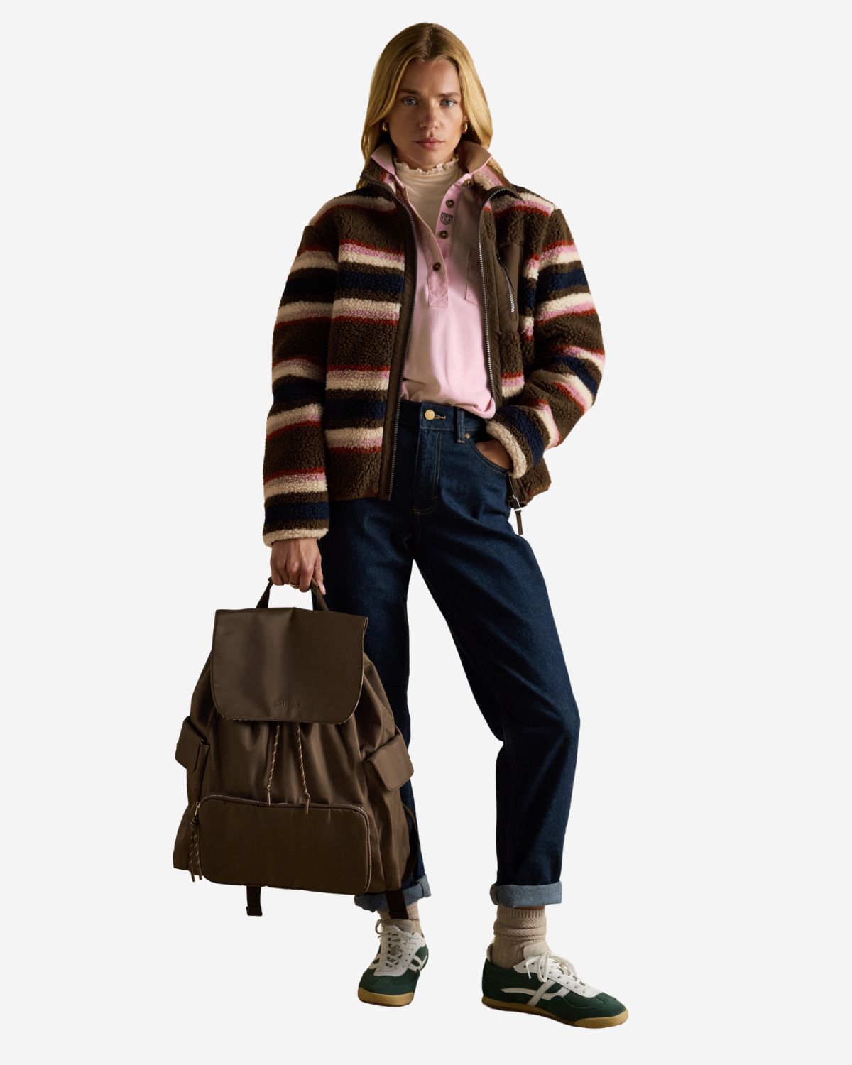 JOULES CAMBECK Mocha Rucksack: Stylish Backpack for Work or Weekend Adventures