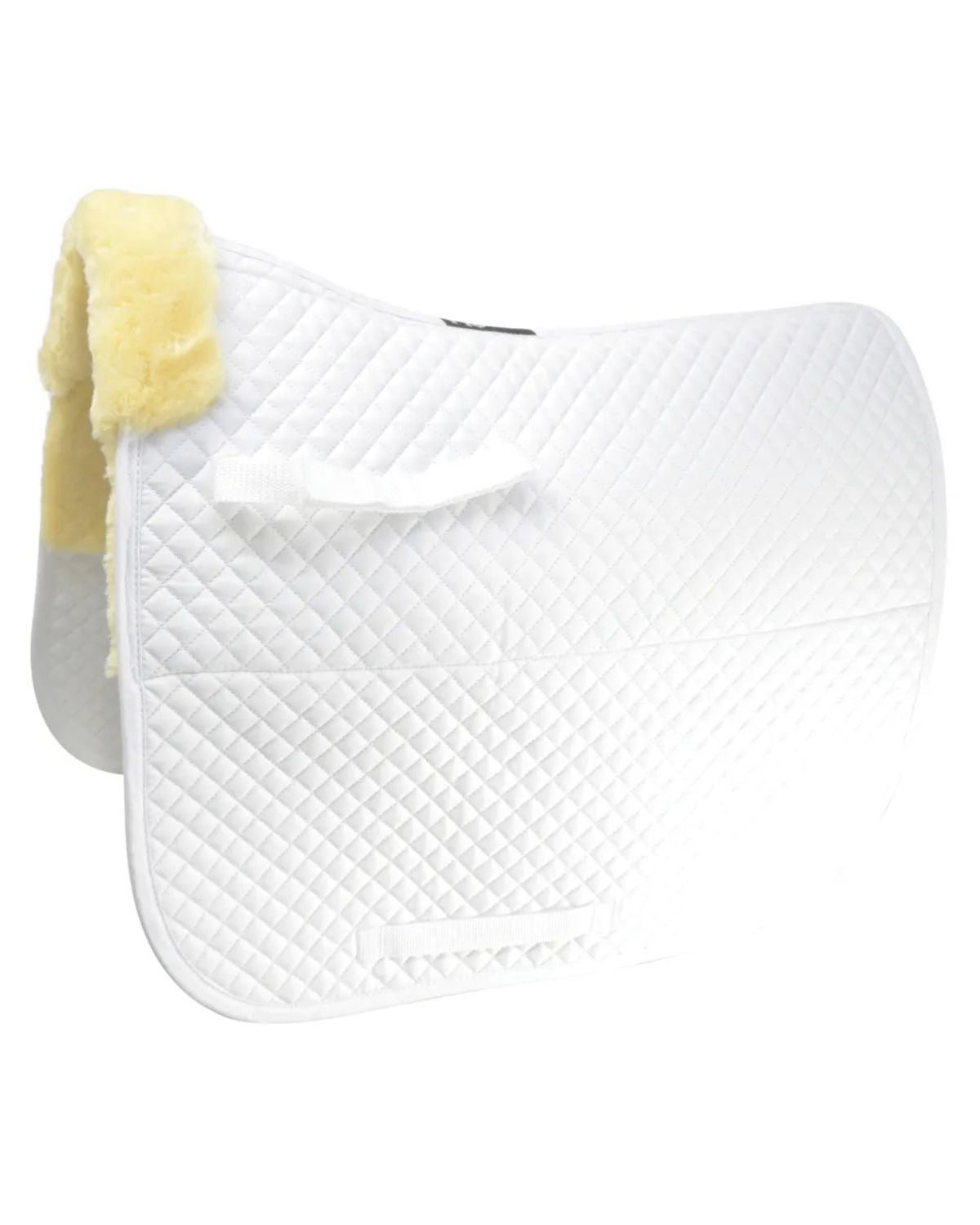 Hy Equestrian Fab Fleece Lined Saddle Cloth White - Horse location-31143526467-outofstock