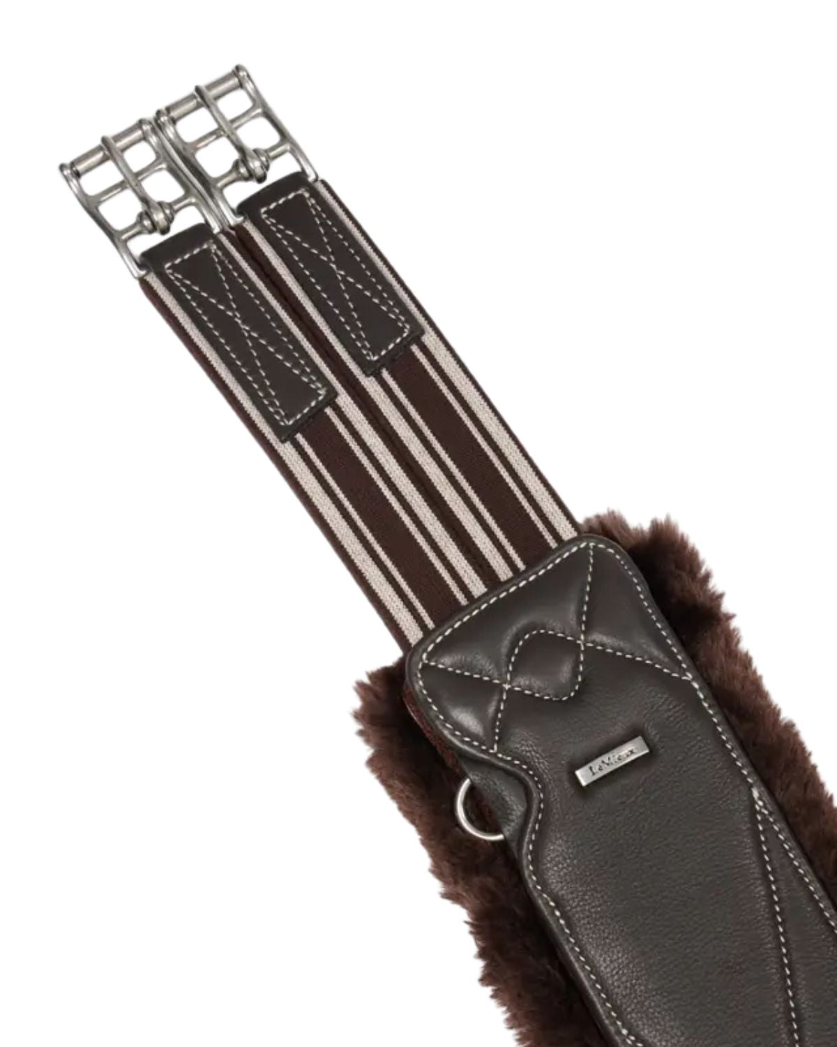 LEMIEUX ARIKA Brown Simuwool Long Girth for Horses | Equiflair - 105cm