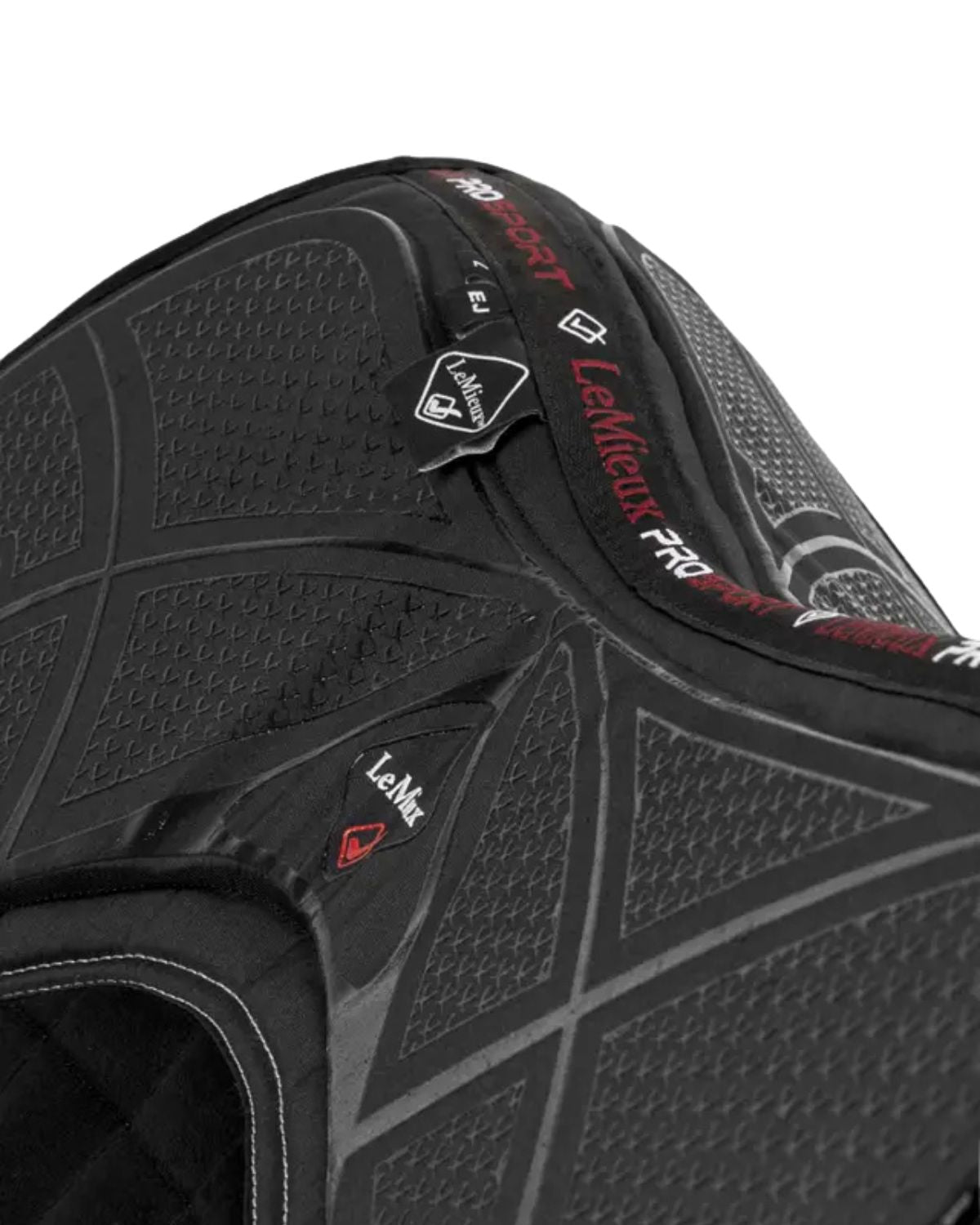 LeMieux X-Grip Euro Jump Square Black Saddle Pad | Equestrian Comfort & Grip