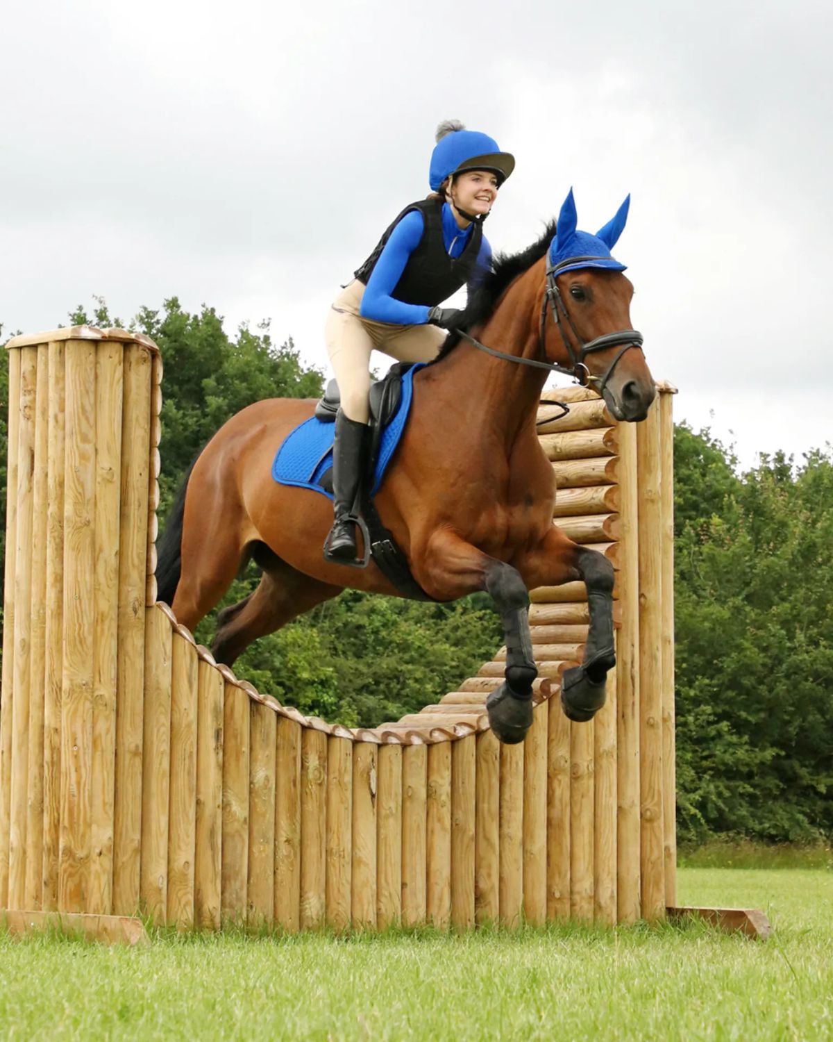 Hy Sport Active Hat Silk with Interchangeable Pom Pom - Jewel Blue