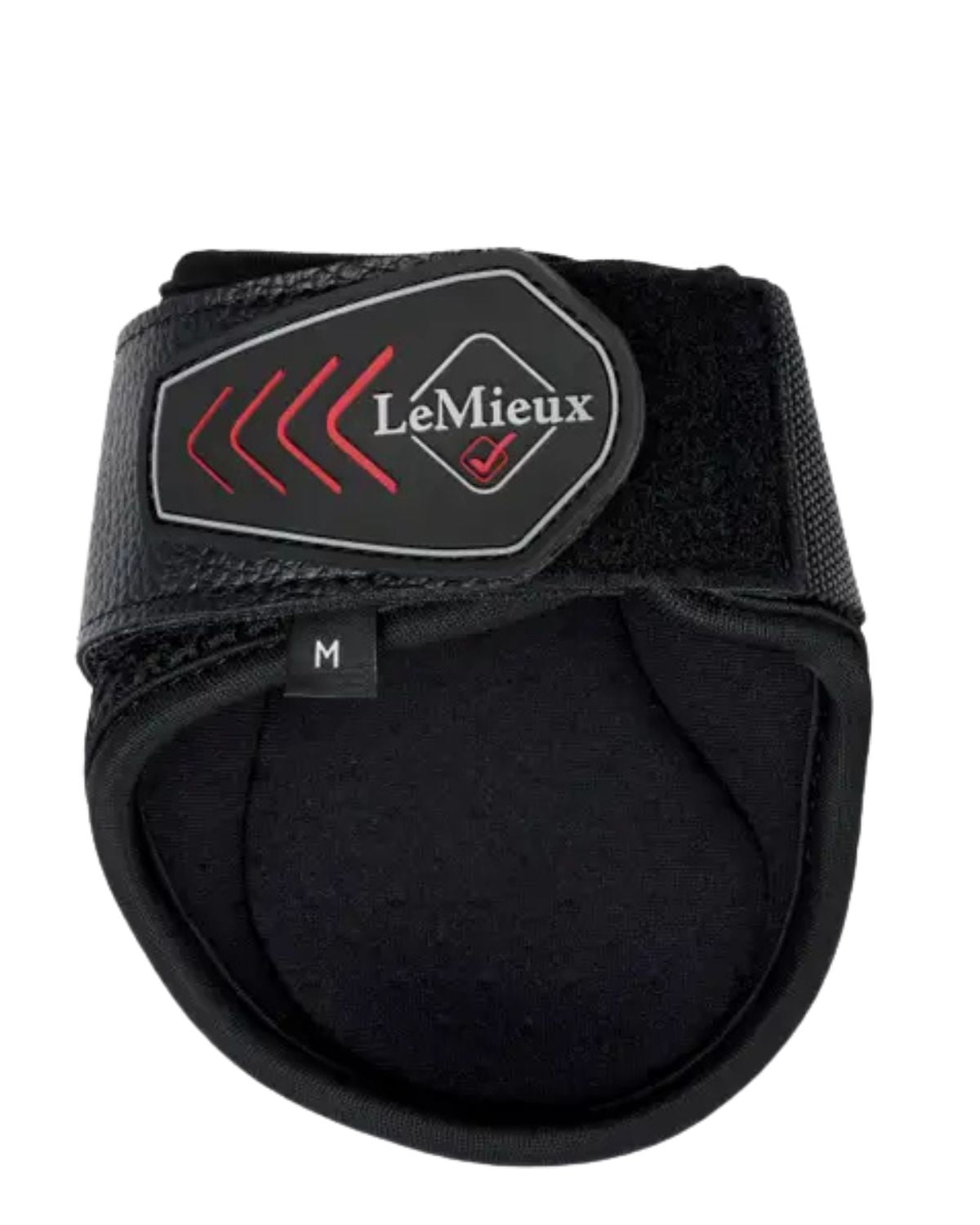 LEMIEUX DERBY PROJUMP Black Fetlock Boot: Protective horse jumping boot for tendon support and FEI compliance.