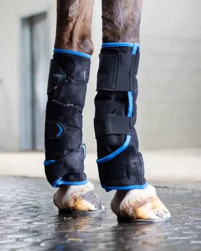LeMieux Freeze Flow Ice Boot Front Black