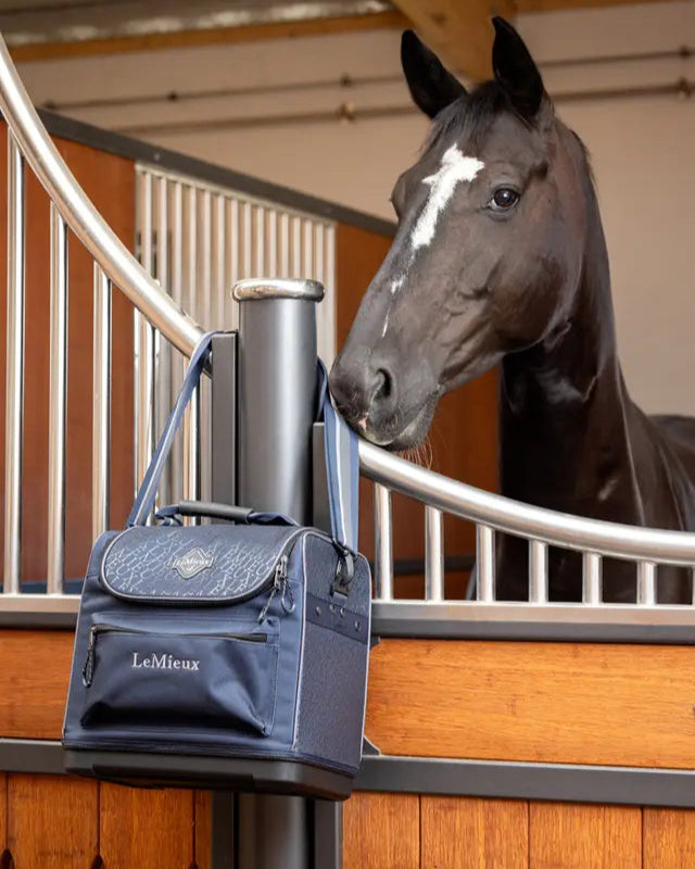 LeMieux Elite Pro Navy Grooming Bag: Equestrian Equipment for Stable & Horse Care
