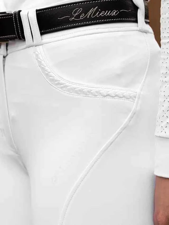 LeMieux LeMieux Amara II Breech Knee Grip White