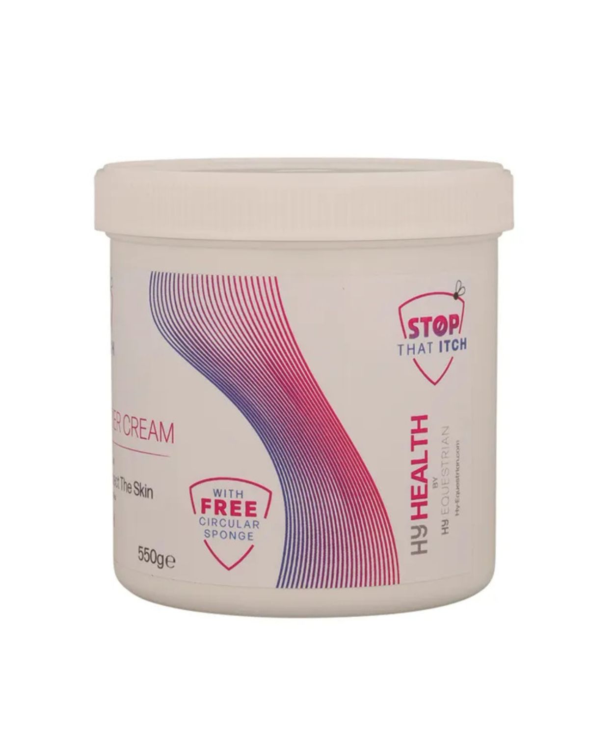 HyHEALTH STOP THAT ITCH! Protective Barrier Cream with Circular Sponge by Hy Equestrian