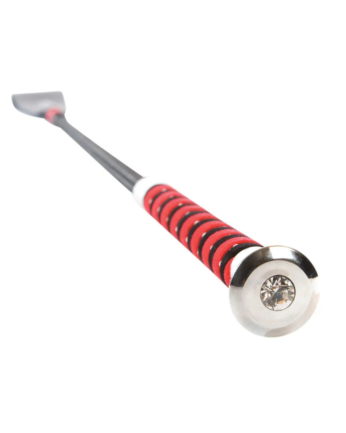 Hy Equestrian Diamante Riding Whip Red/Black