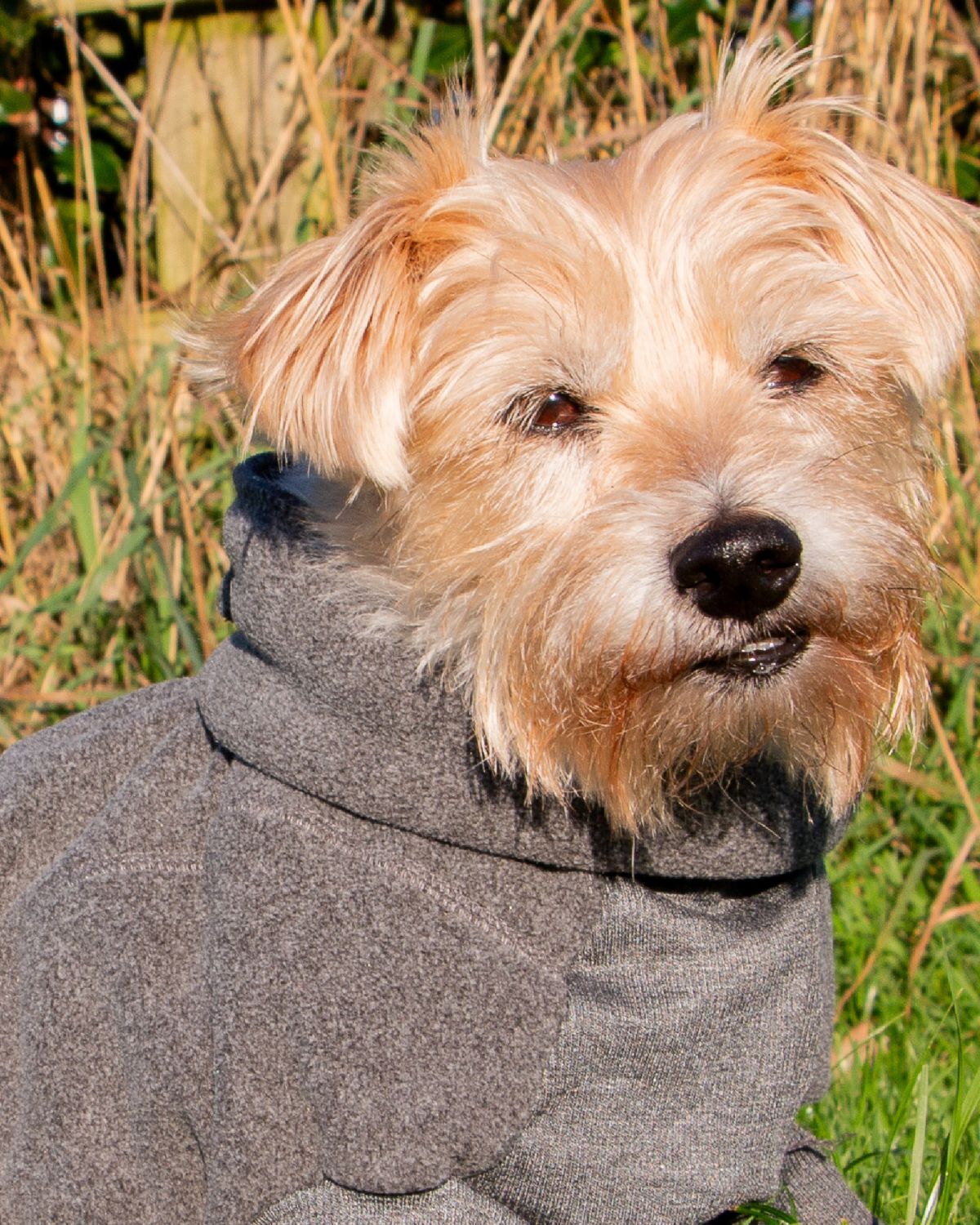 Ancol Polar Fleece Grey Dog Coat