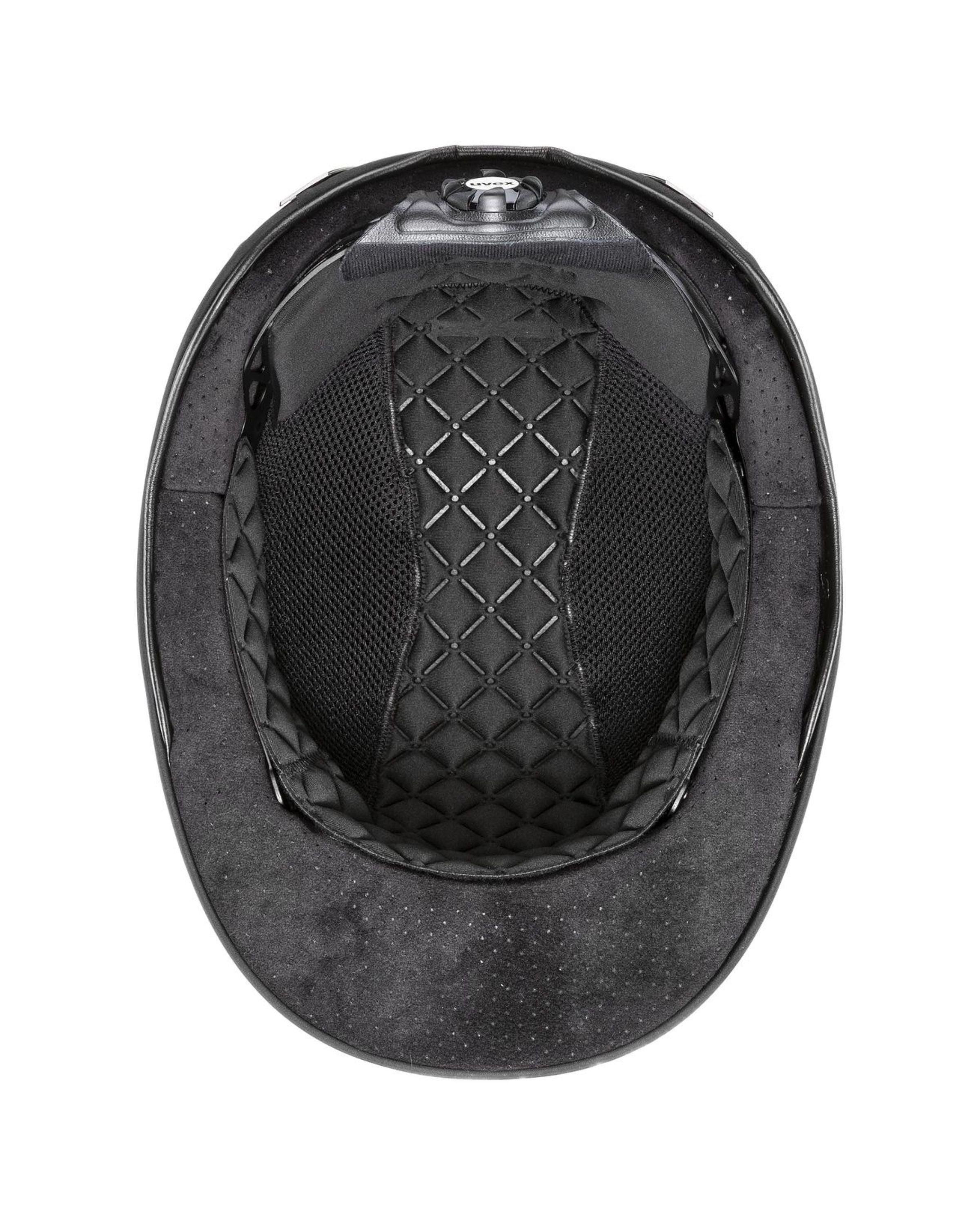 Uvex Exxeed Diamond Riding Helmet - Satin Black