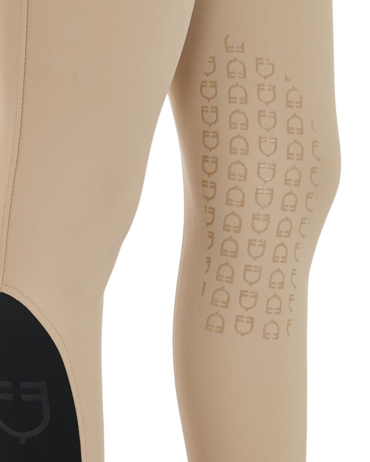 Equestro Women's Slim Fit Grip Breeches With Logo Incense | Equiflair