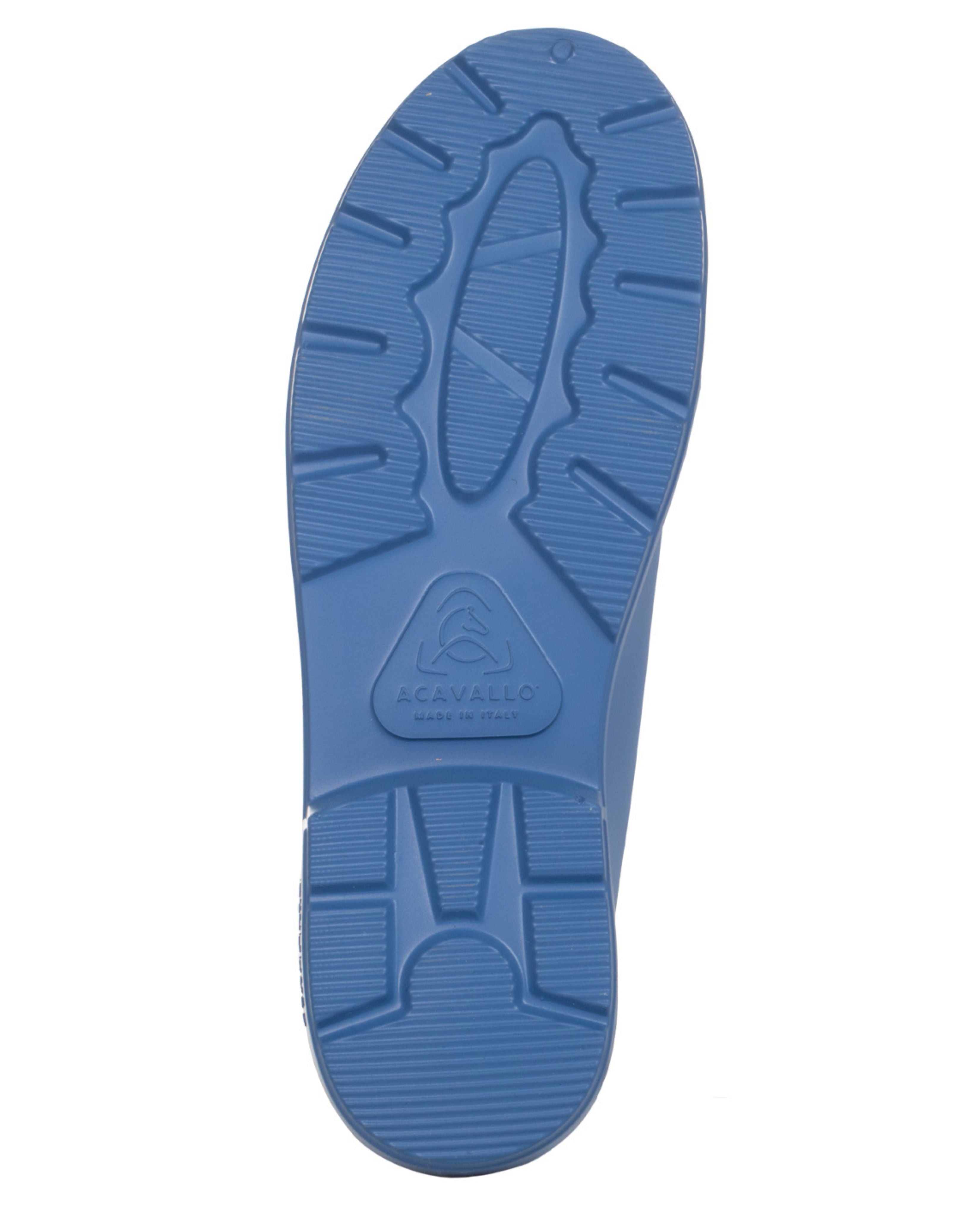 Acavallo Rubber Piuma Jodhpur Ankle Boots Royal Blue