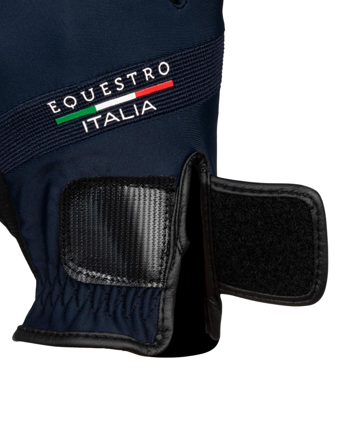 Equestro Gloves In Technical Fabric Equestro X Fise Navy Blazer