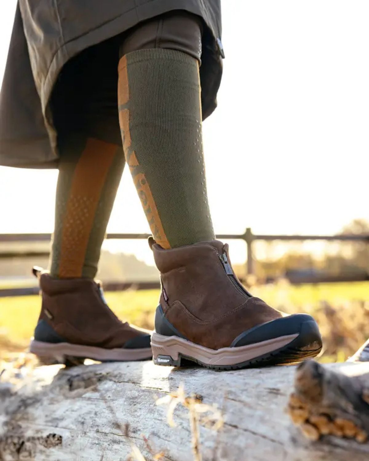 LeMieux Trex Zip Boots Brown