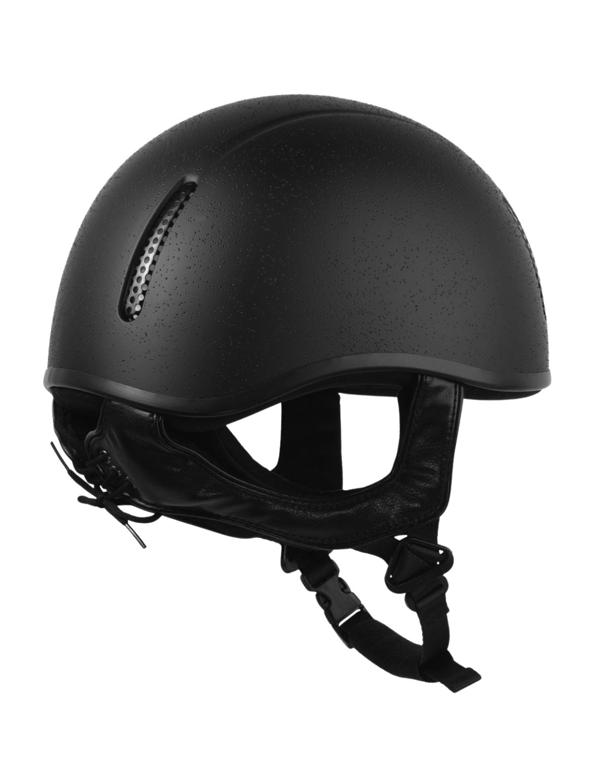 GATEHOUSE R20 Skull Cap - Black Equestrian Helmet | Horse Riding Safety Gear, Matte Black, Lace-Up Harness