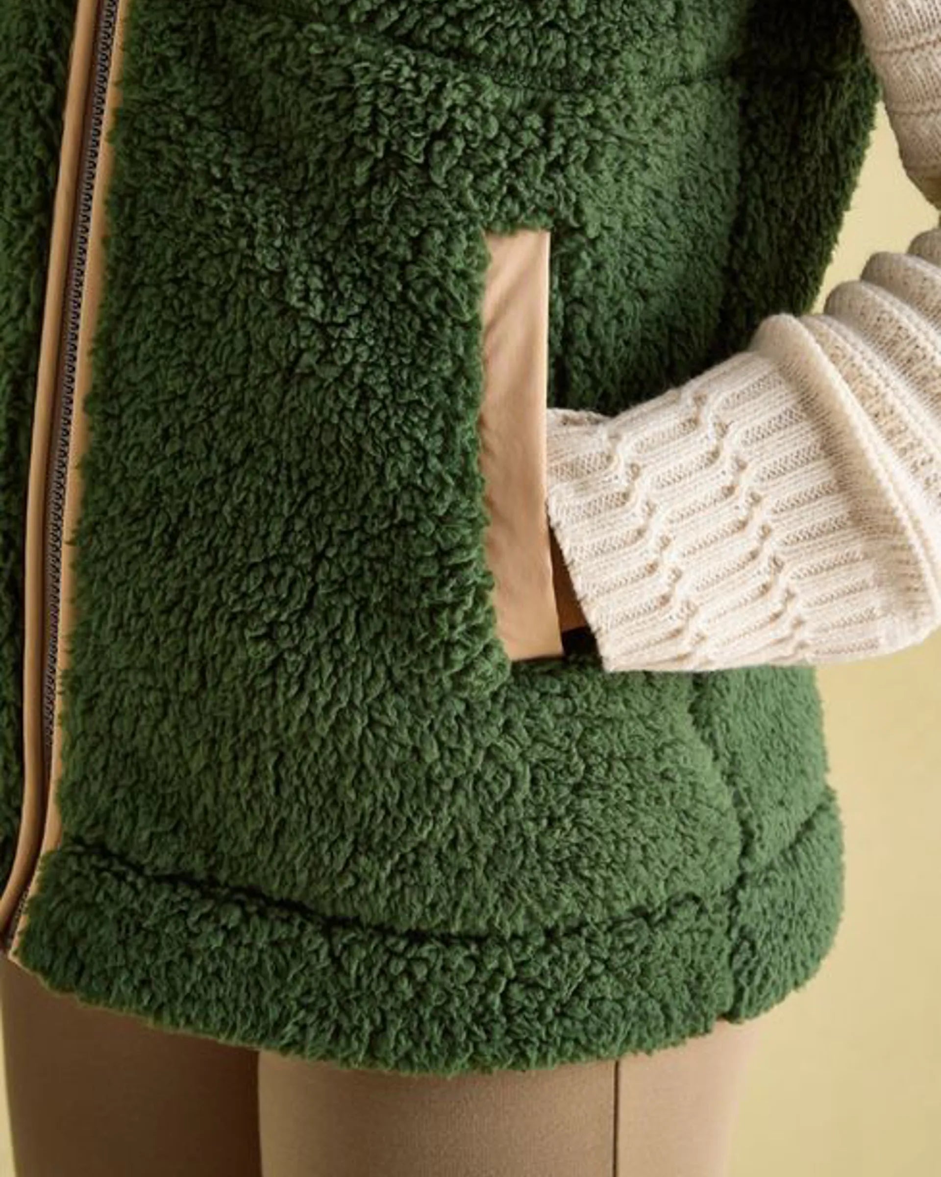 Joules Mallory Green Fleece Gilet - Warm & Stylish Sleeveless Vest for Women