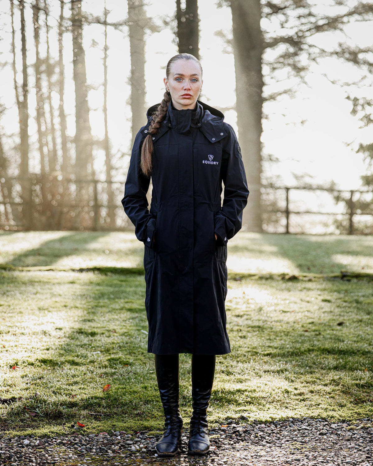 Aura Women's Raincoat Black