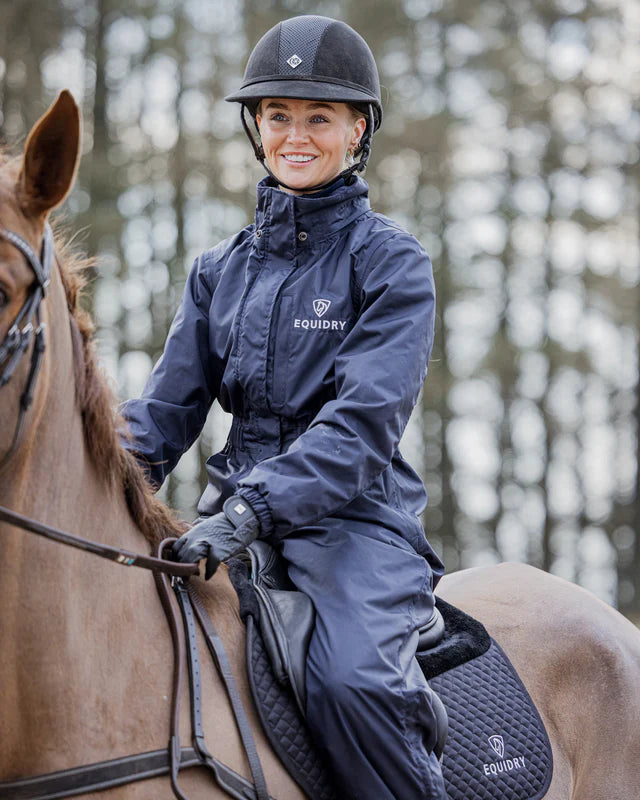EQUIDRY Women's All-In-One Jumpsuit Navy