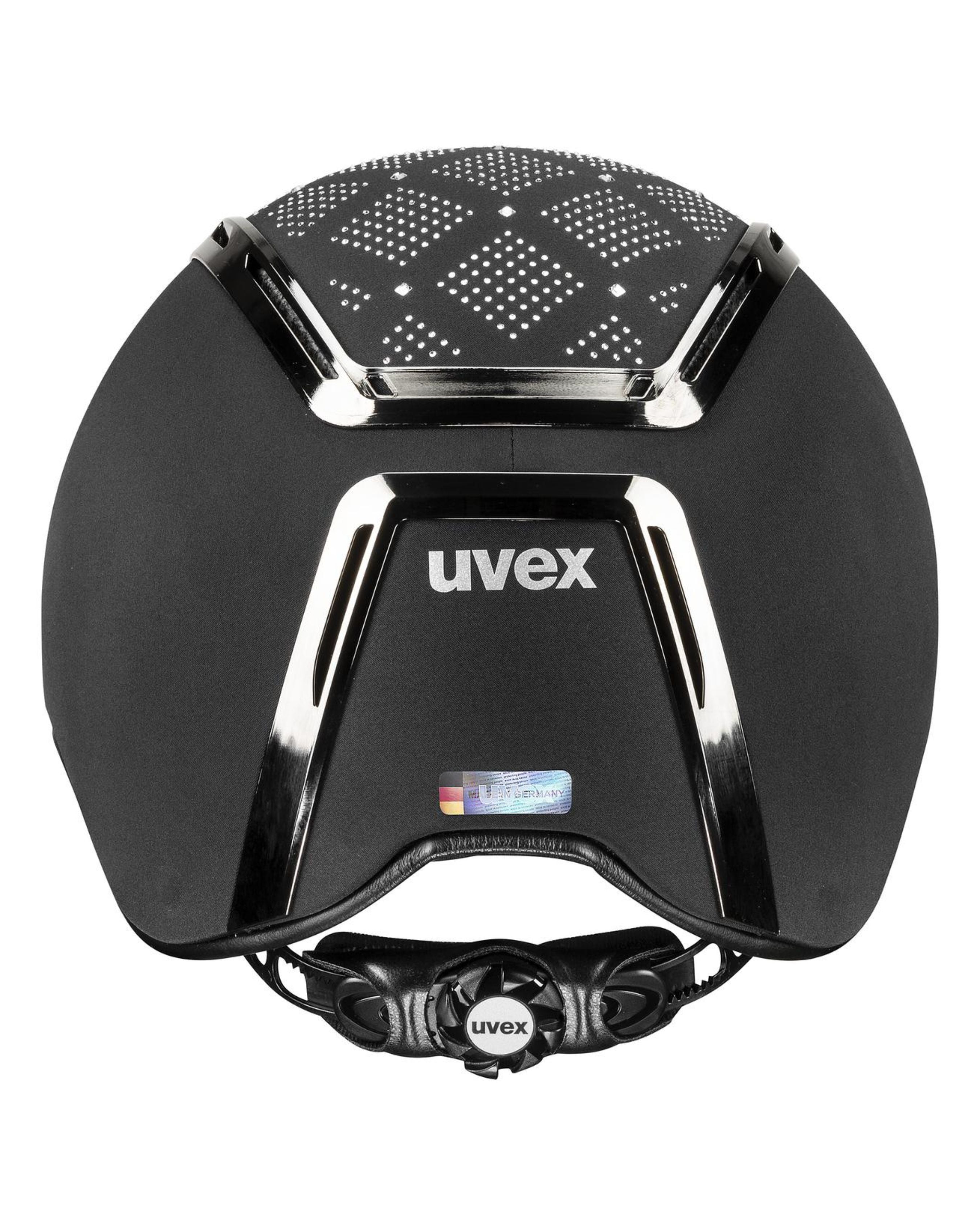 Uvex Exxeed Jewel Riding Helmet - Black