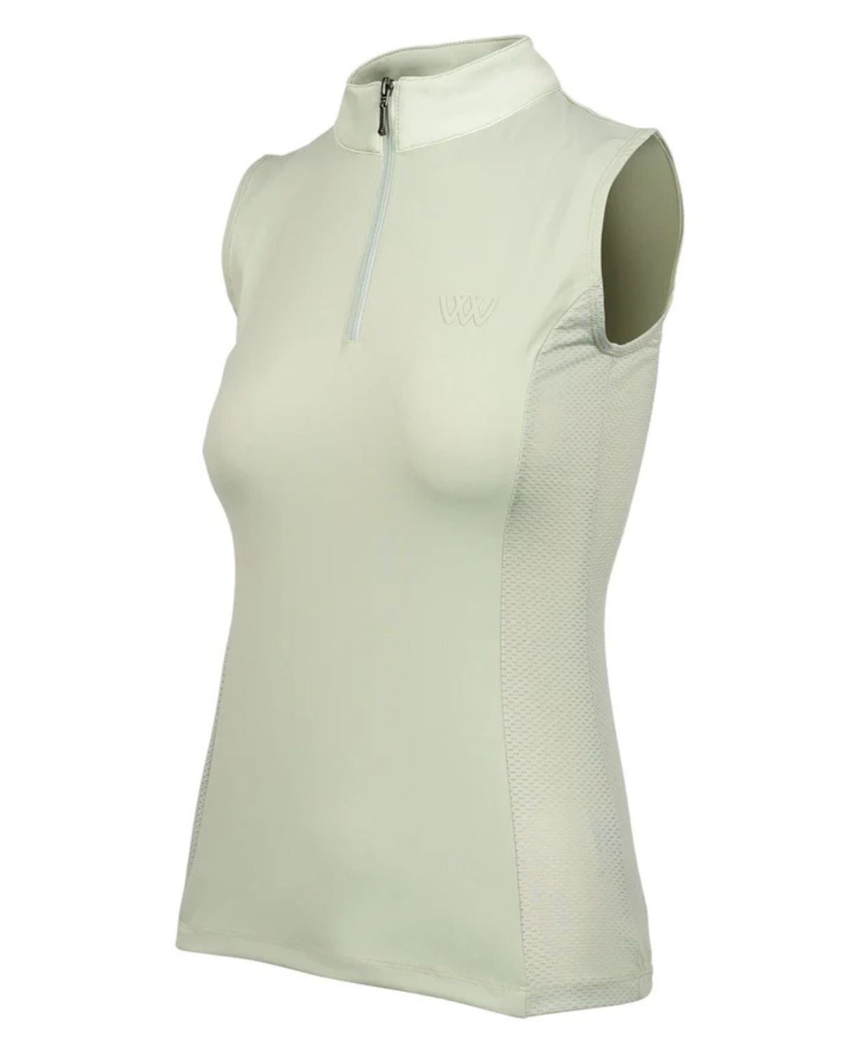 Woof Wear Sleeveless Tech Riding Shirt - Sage Green | Women's Equestrian Apparel