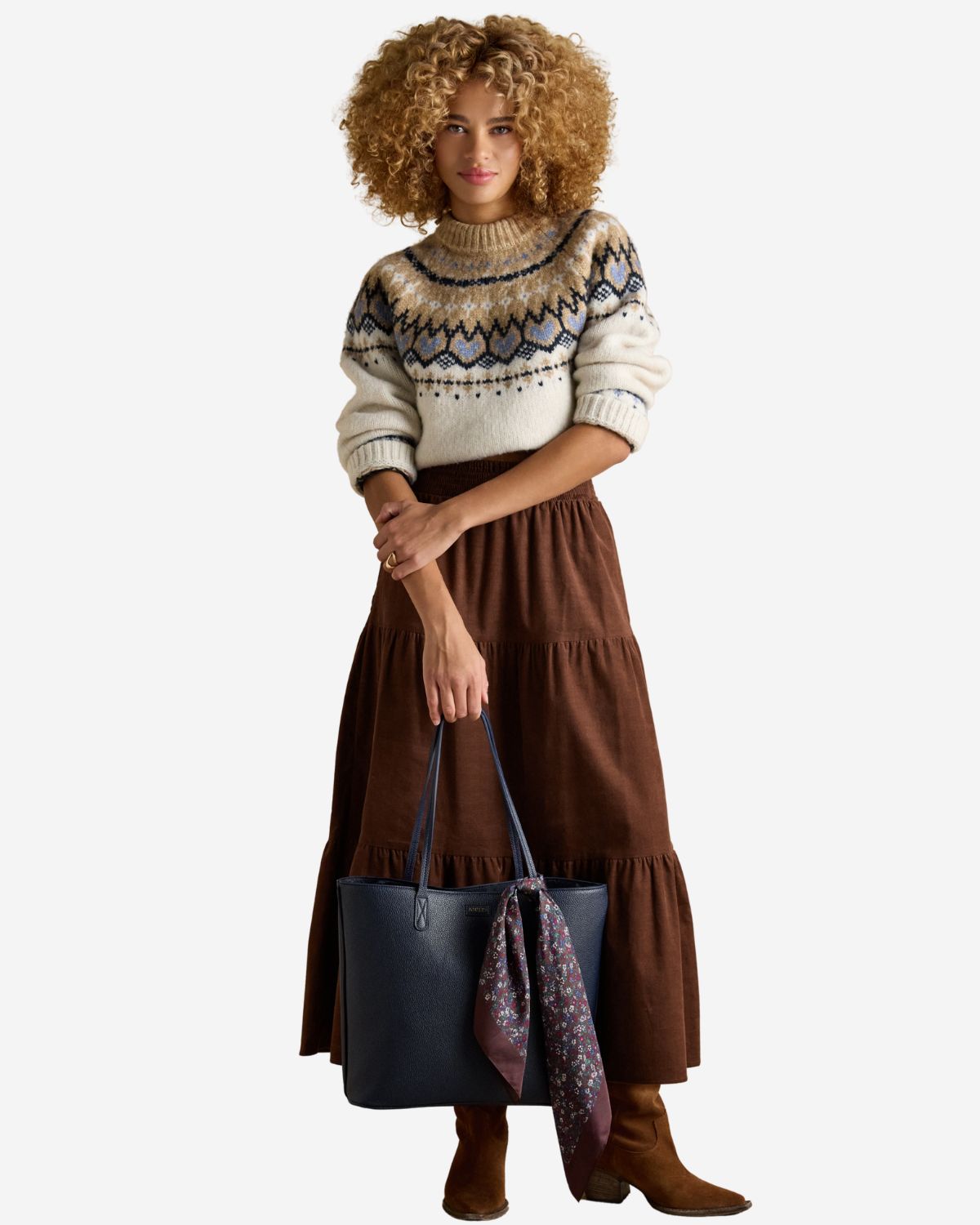 Joules Jemima Navy Tote Bag