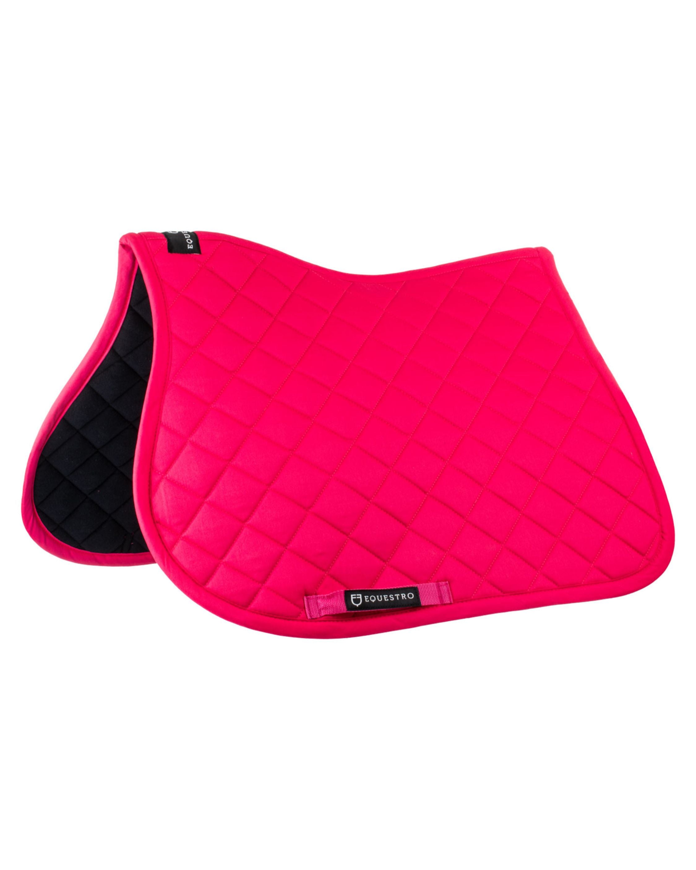 Fuchsia Cotton Jumping Saddle Pad - Horse Riding Equestrian Equipment