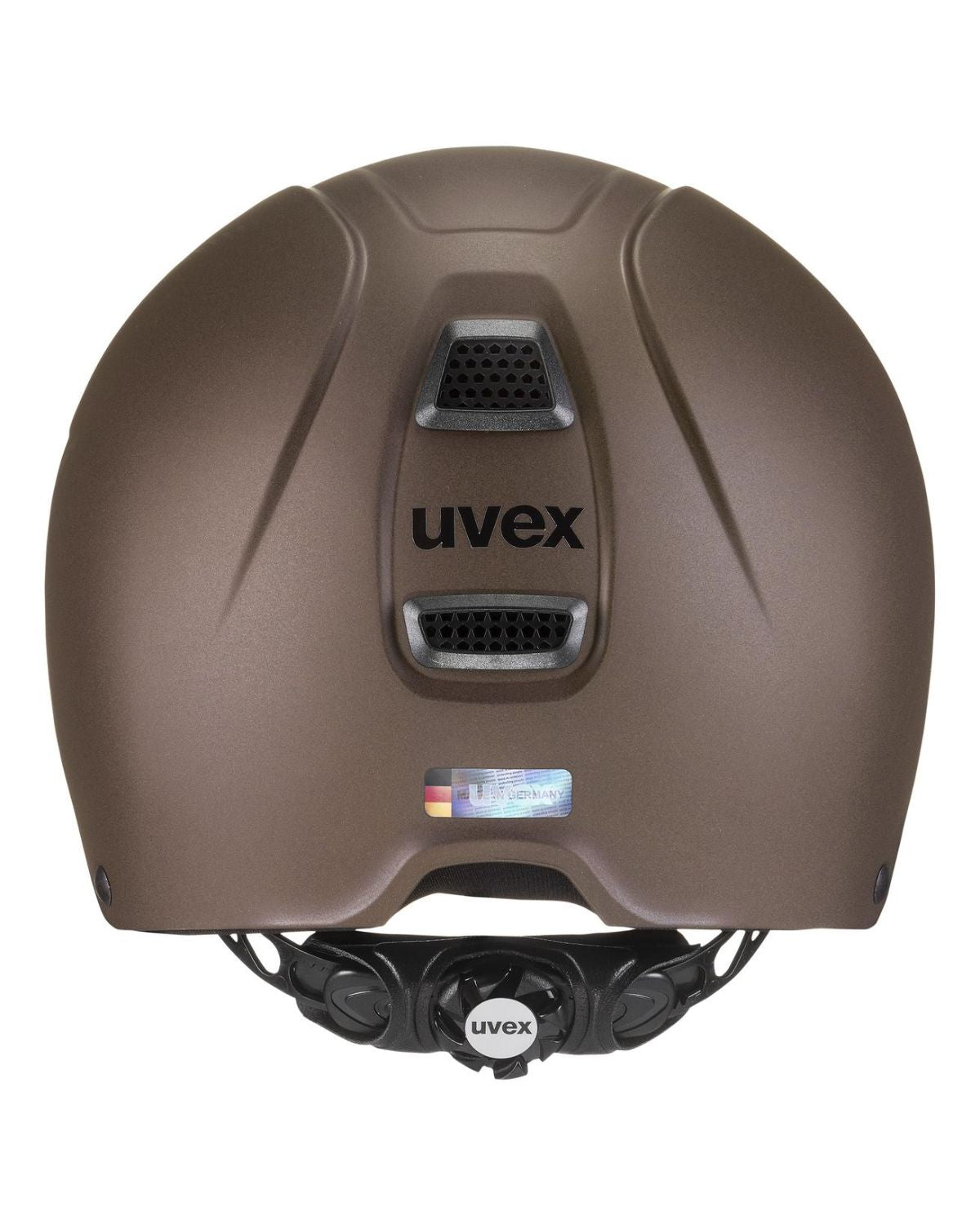 UVEX PERFEXXION III Riding Helmet - Brown Matt - German Made Equestrian Helmet