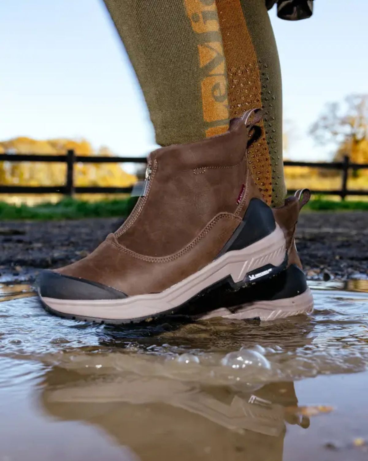 LeMieux Trex Zip Boots Brown