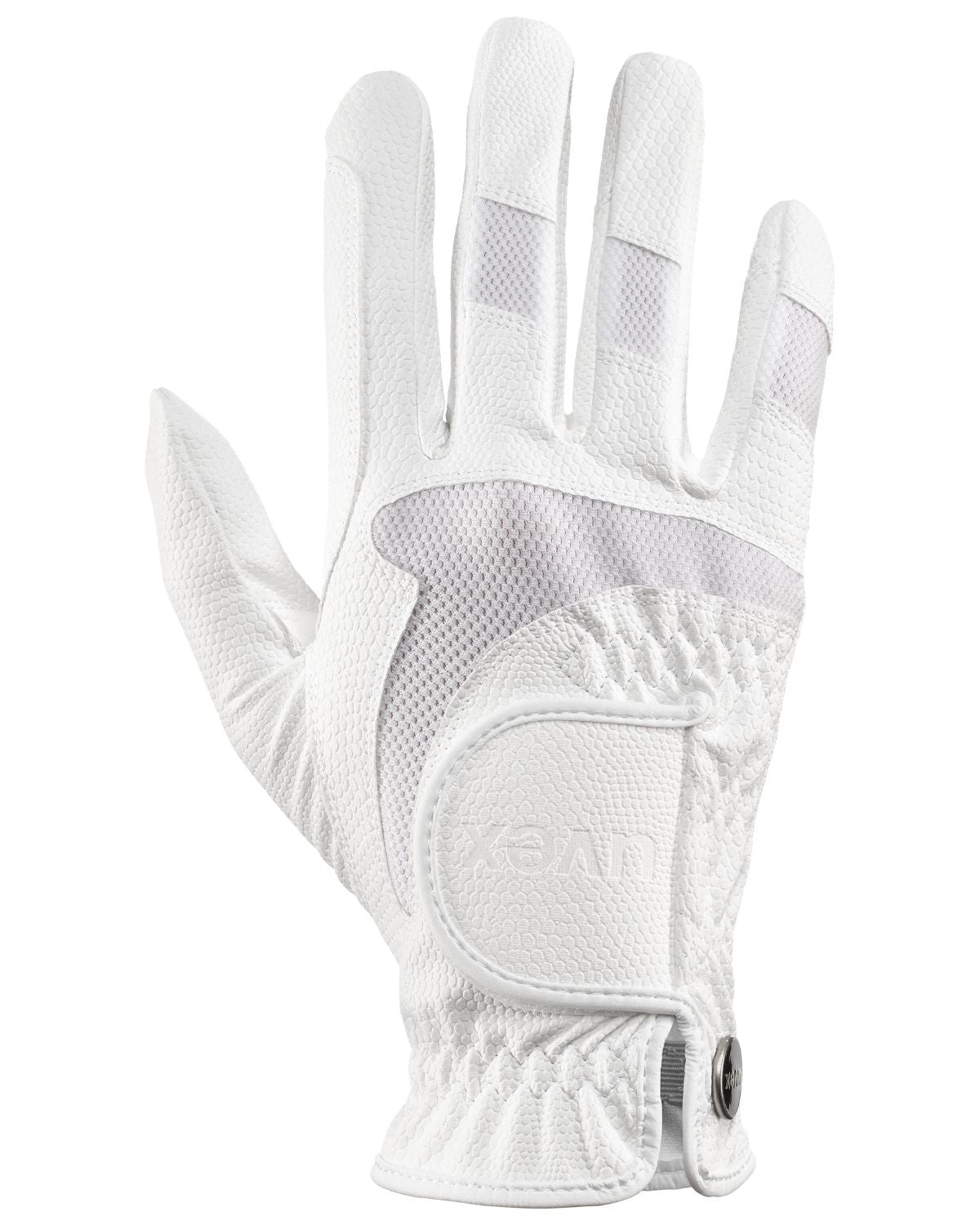 UVEX I-PERFORMANCE 2 WHITE RIDING GLOVE: High-performance glove with grip & ventilation