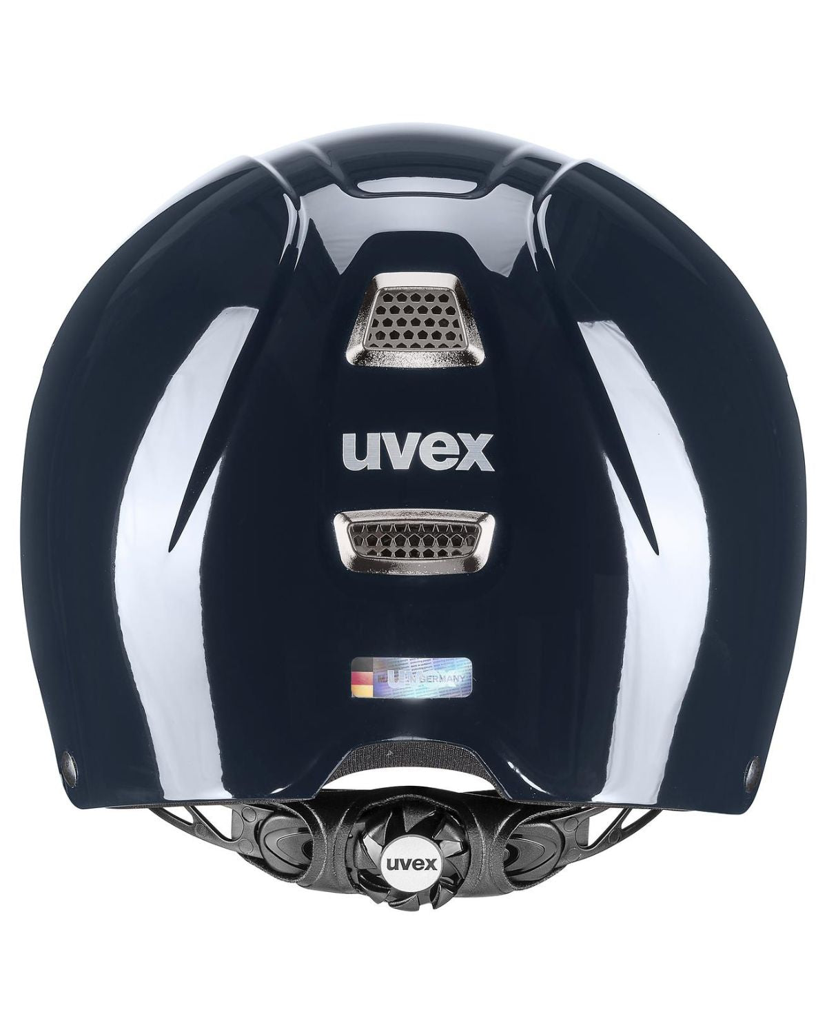 UVEX PERFEXXION III Navy Shiny Riding Helmet - Made in Germany, Hybrid Technology, Elegant & Robust. Equiflair