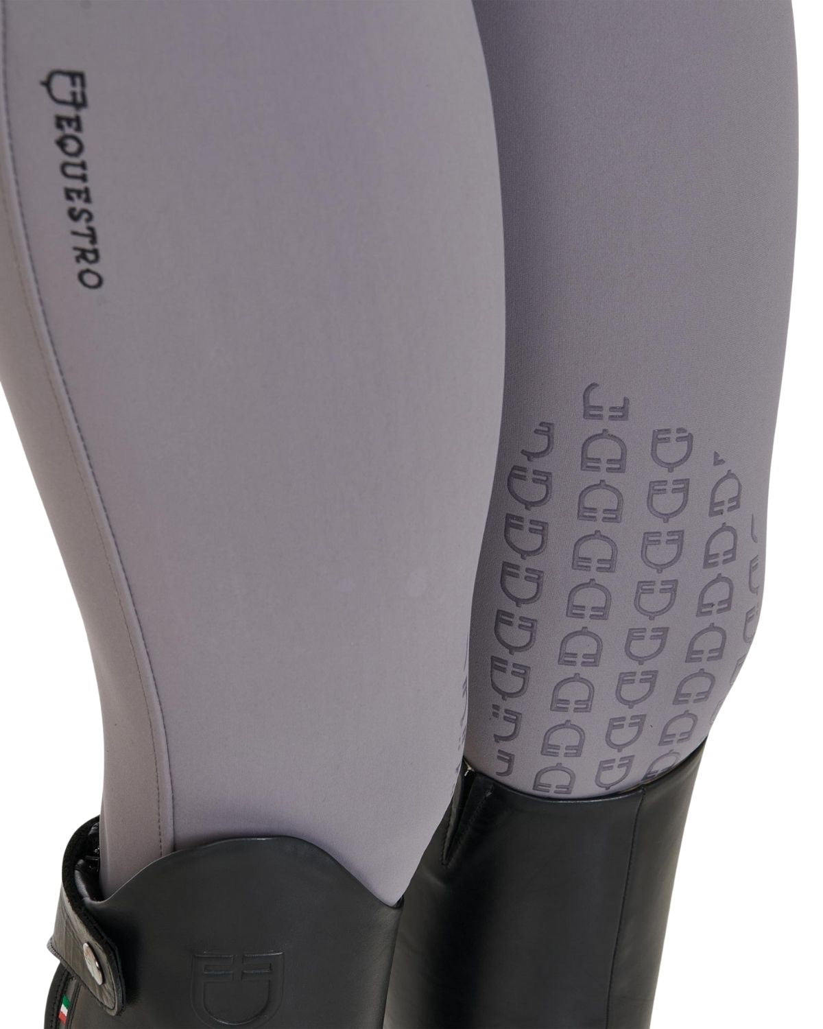 Equestro Women's Latest Generation Summer Breeches Light Grey 005