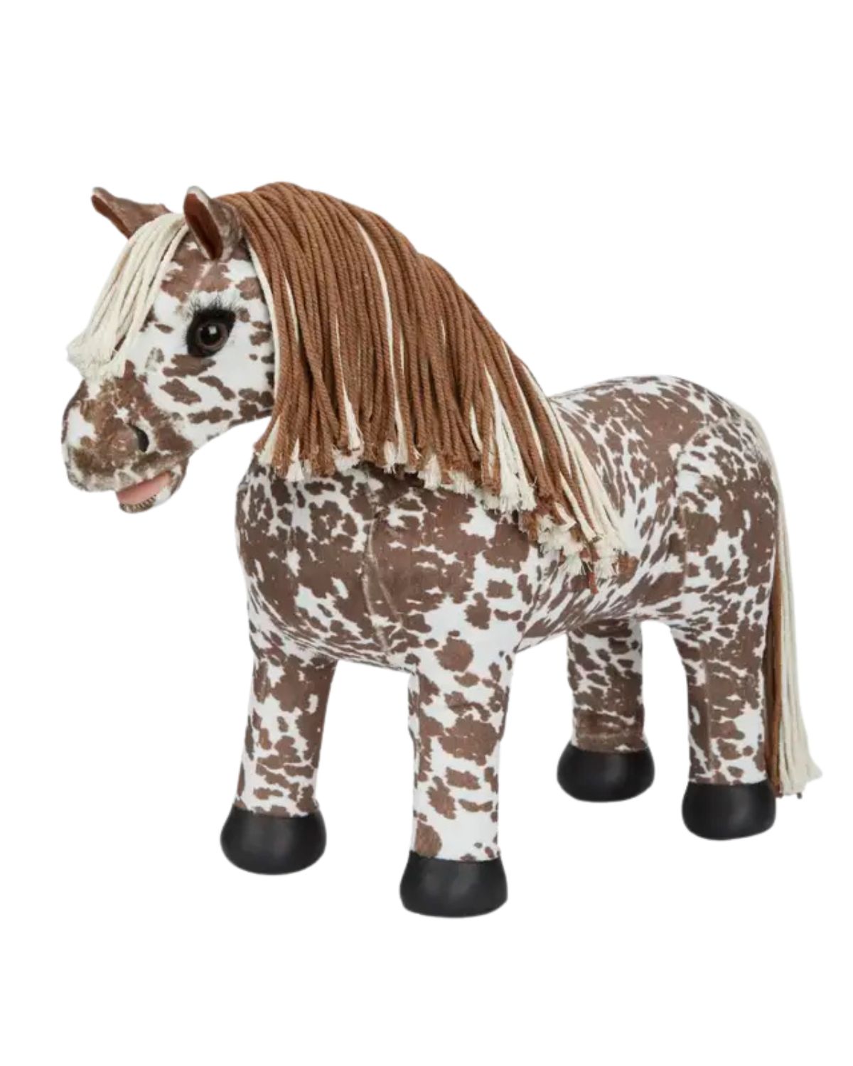 LeMieux Toy Pony Appaloosa Montana: Brown & White Spotted Horse with Dual-Colored Mane - Equiflair