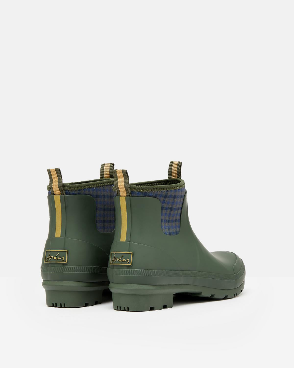 Joules Foxton Green Neoprene Lined Ankle Wellies