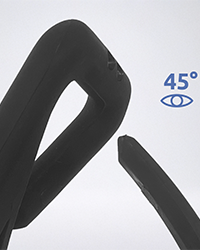 Freejump Soft'Up Pro+ Stirrups: Black & Red Safety Equestrian Stirrups for Performance Riding