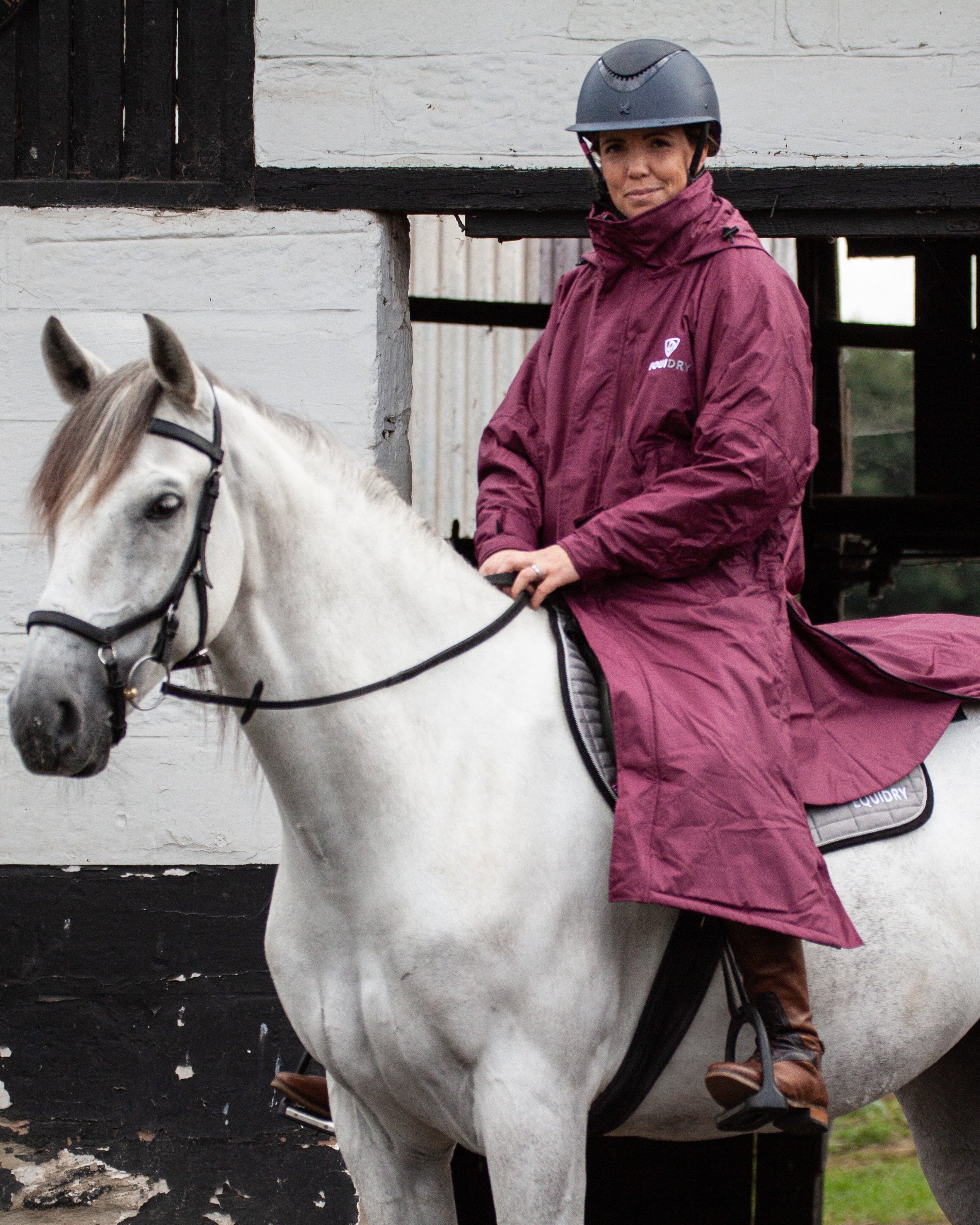EQUIDRY Evolution Women's Mesh Lined Plum/Grey