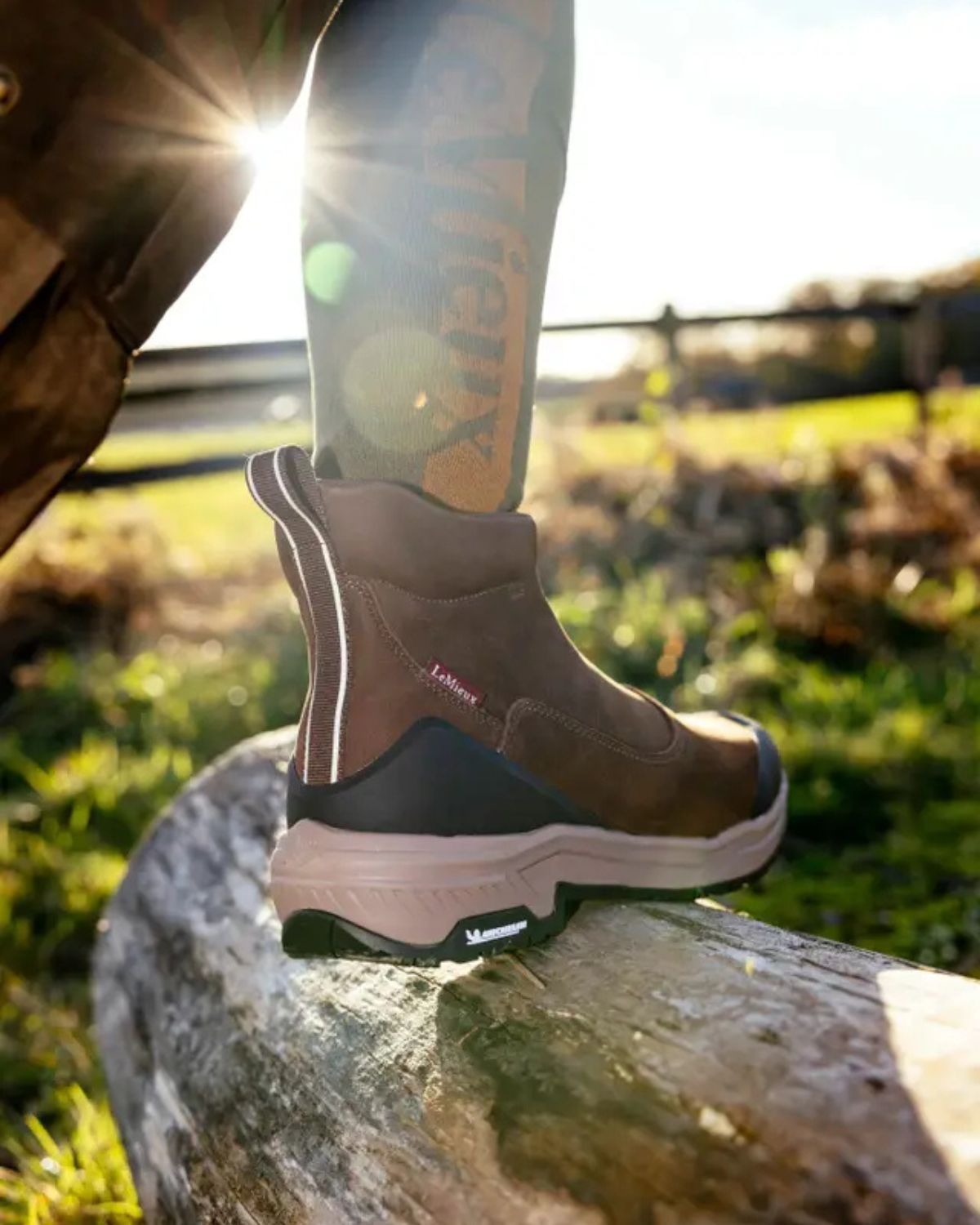 LeMieux Trex Zip Boots Brown