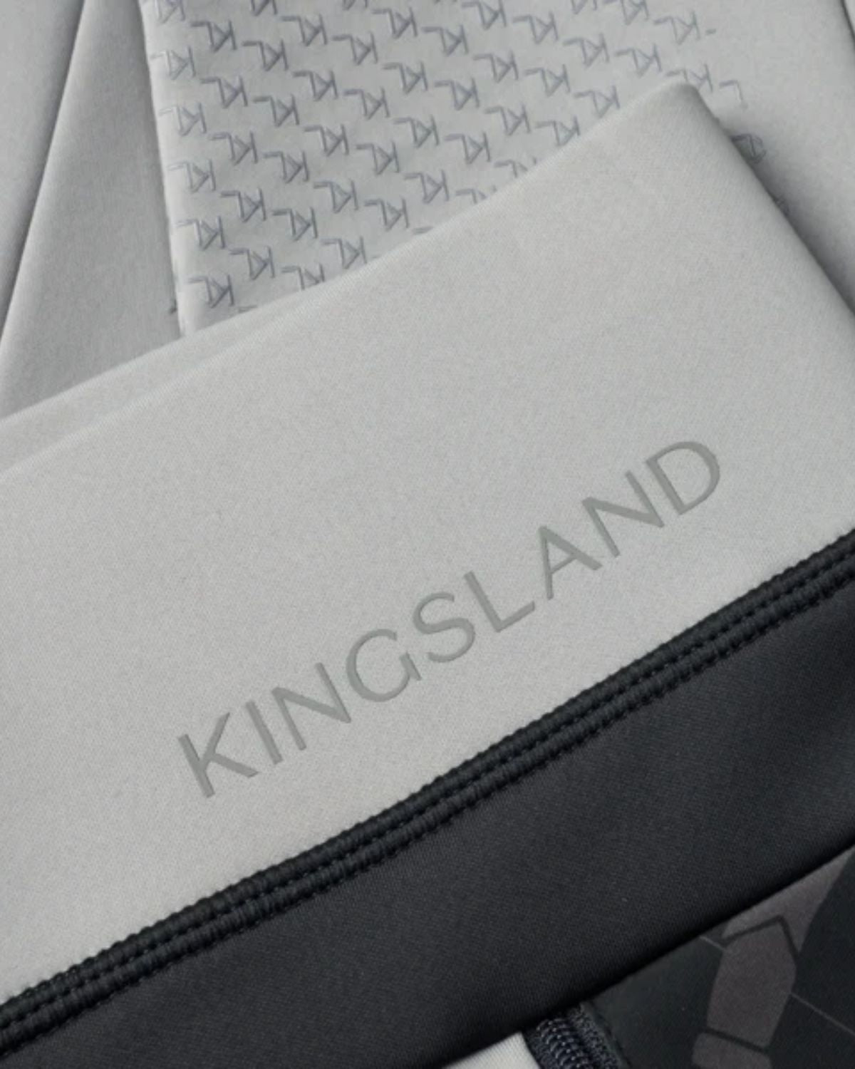 Kingsland KLVEA Ladies Full-Grip Tights - Grey Forged Iron Equestrian Riding Leggings