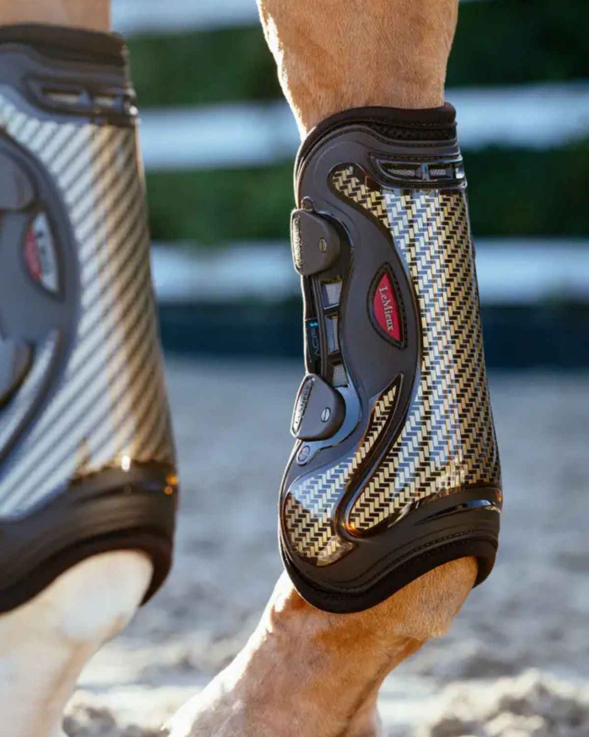 LeMieux Exo-Flex® Tendon Boot Brown/Gold
