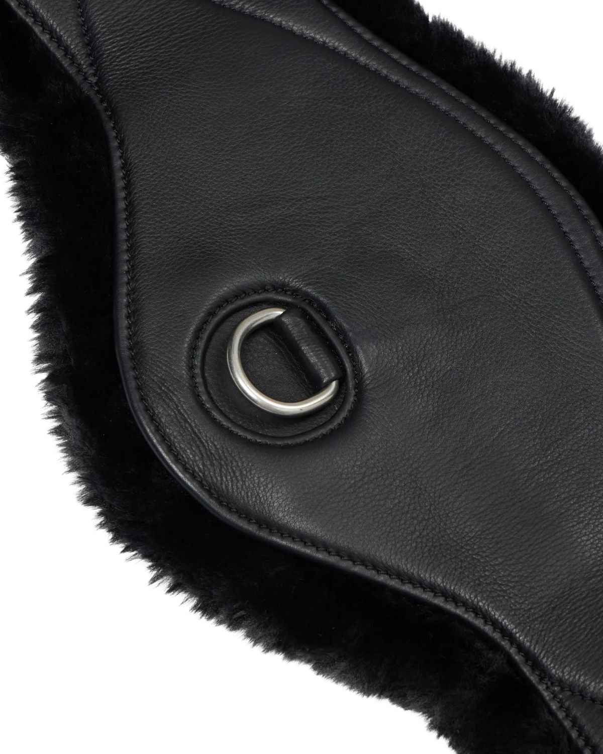 LeMieux Arika Simuwool Contoured Dressage Girth Black