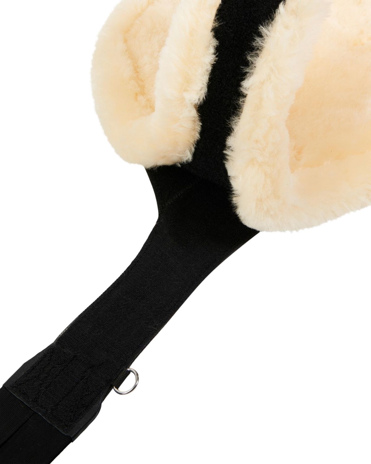 Equestro Jumping Girth With Belly Guard For English Saddle Black | Equiflair