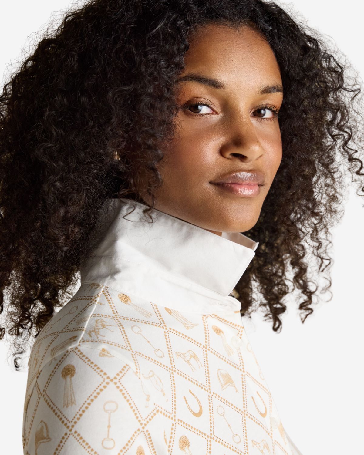Joules Charlotte Horse Icons Printed Jersey Shirt | Equiflair