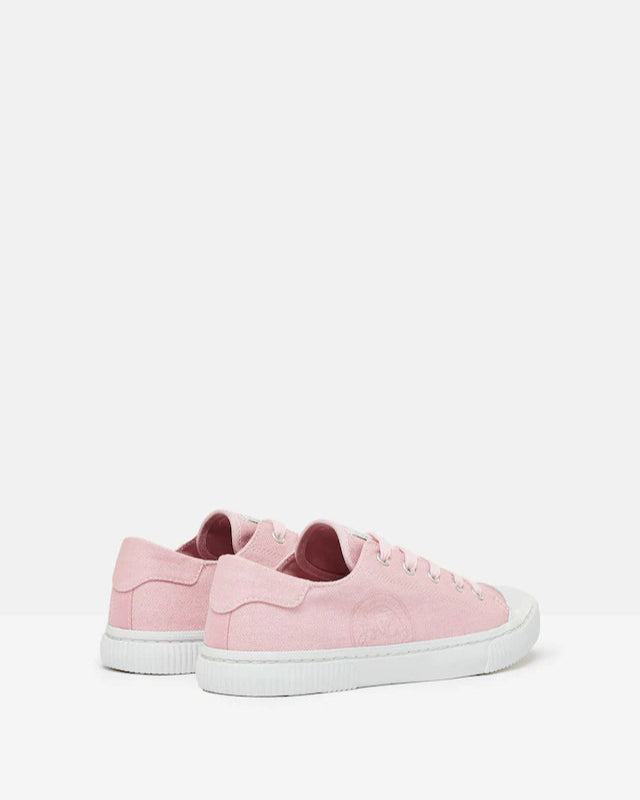 Joules Coast Pink Canvas Pumps