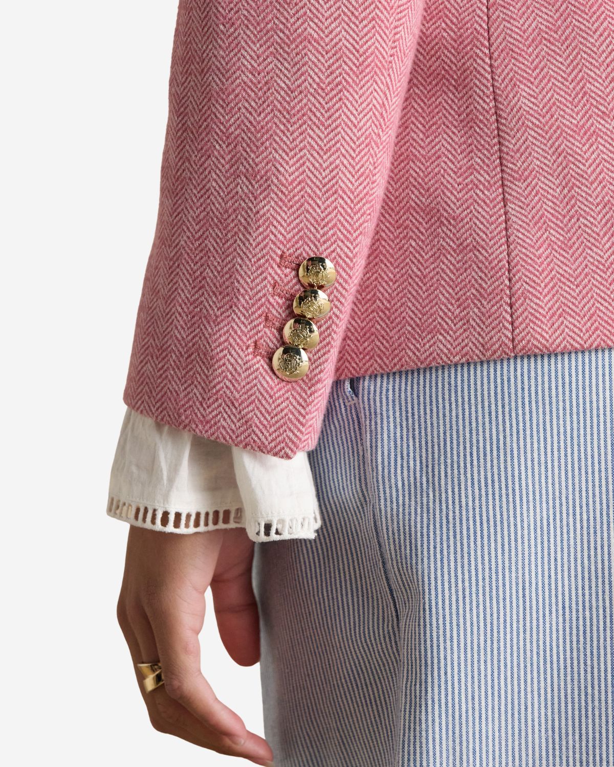 Joules Albury Blazer Pink