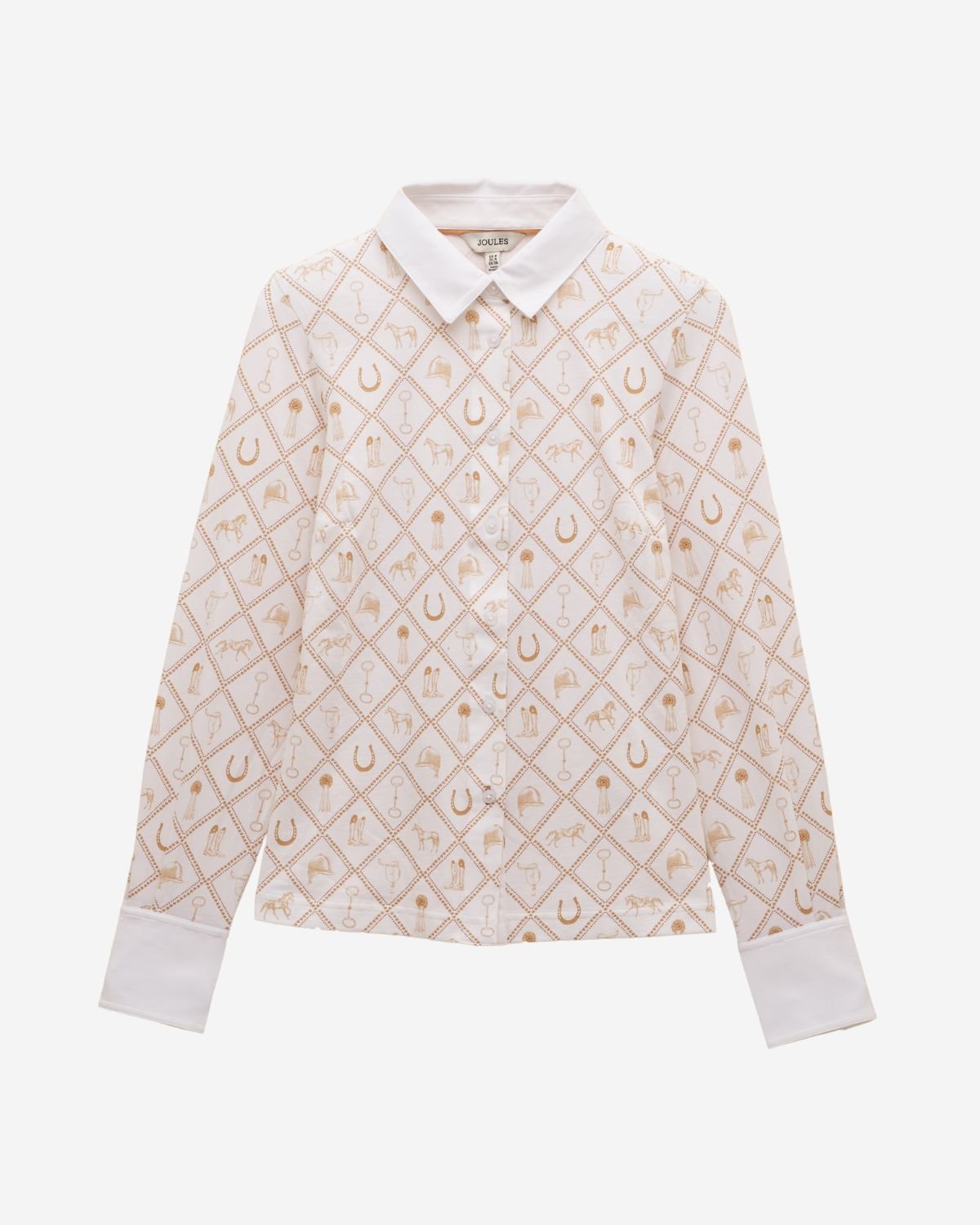 Joules Charlotte Horse Icons Printed Jersey Shirt | Equiflair