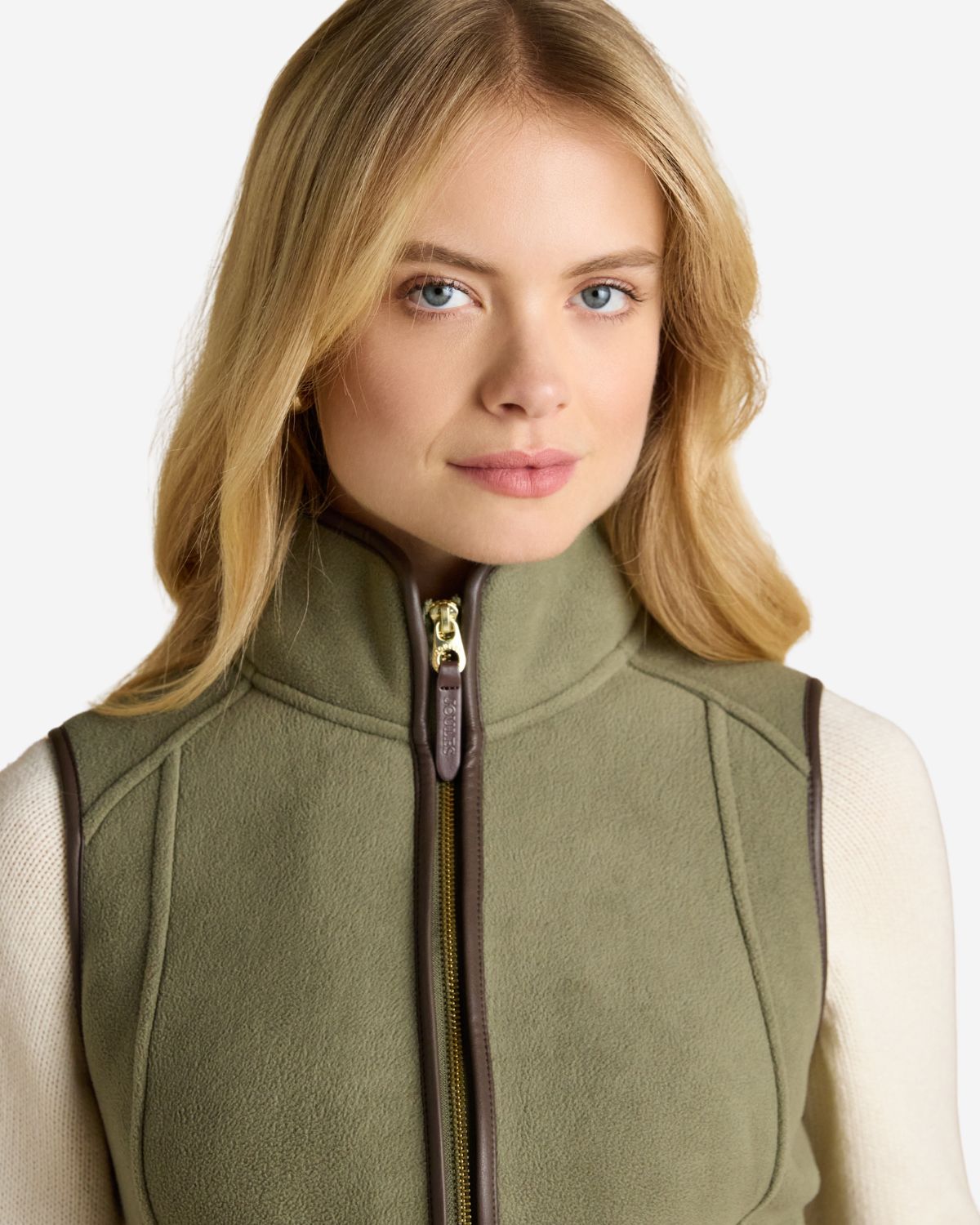 Joules Heritage Light Green Regular Fleece Gilet | Equiflair