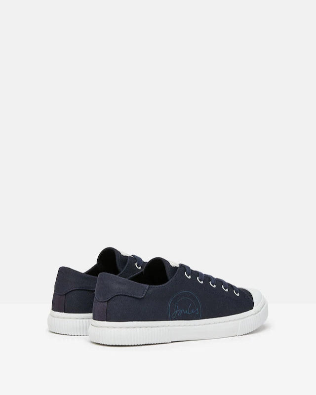 Joules Coast Navy Blue Canvas Pumps