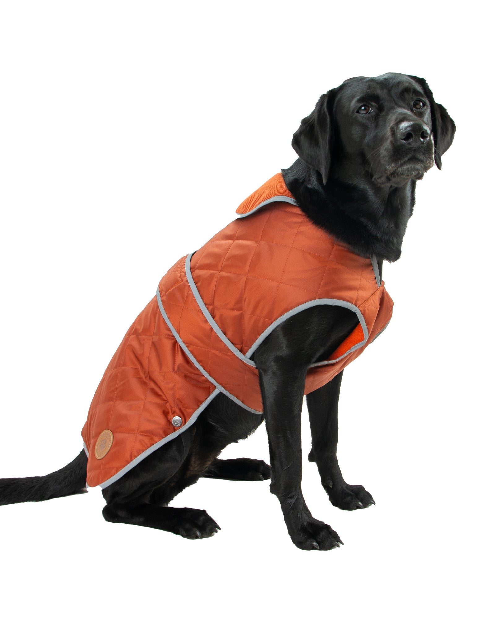 Ancol Heritage Quilted Dog Coat Terracotta