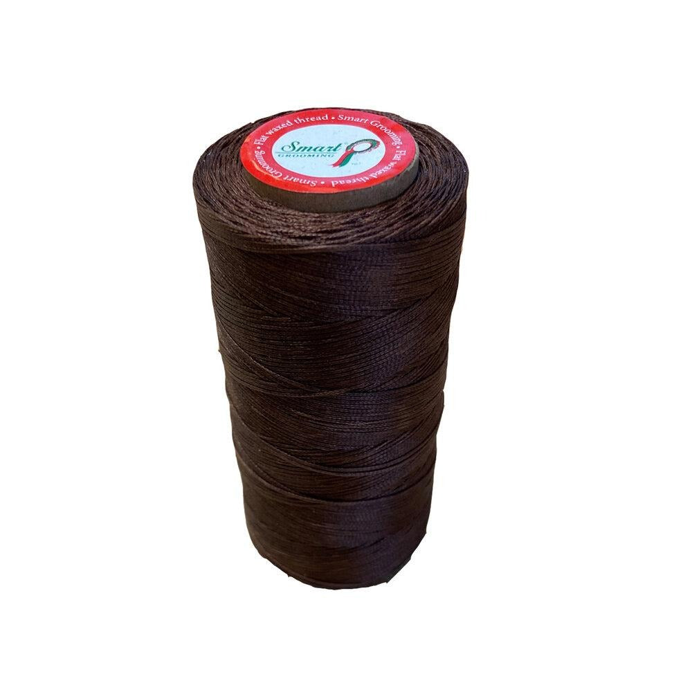 Smart Grooming Flat Waxed Brown Plaiting Thread - Horse Grooming Essential