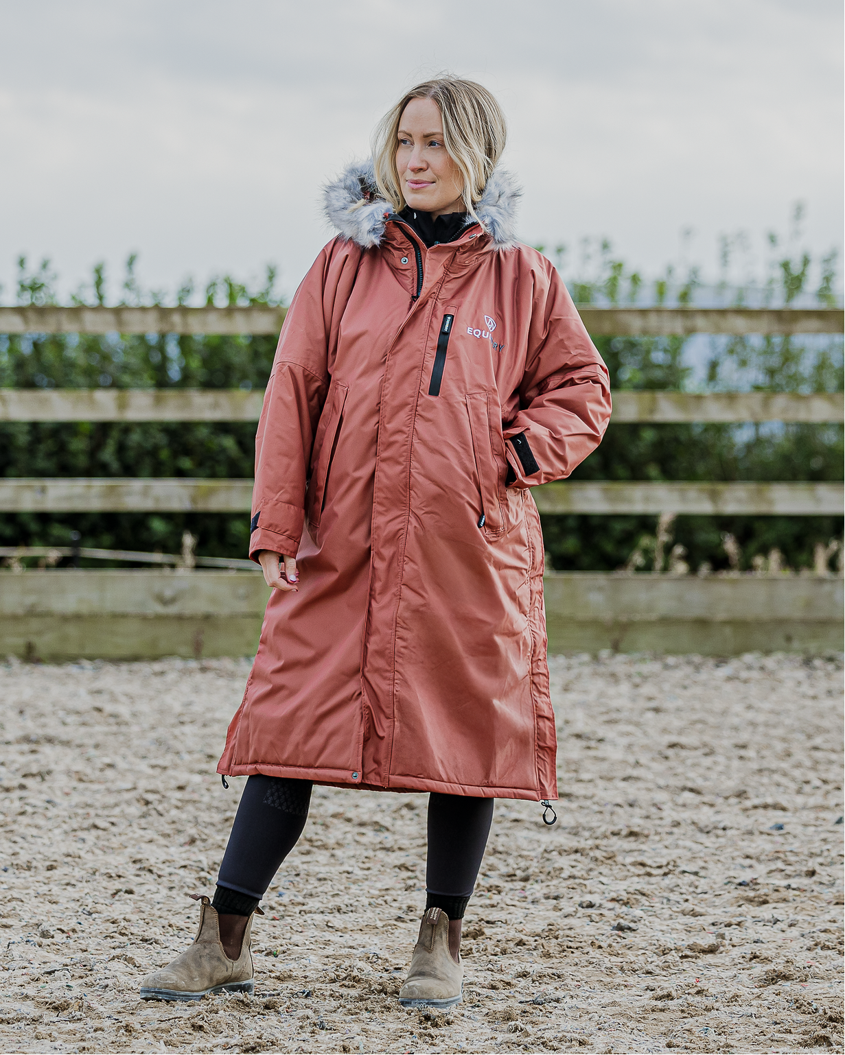 EQUIDRY Evolution Women's Thick Fleece Chestnut