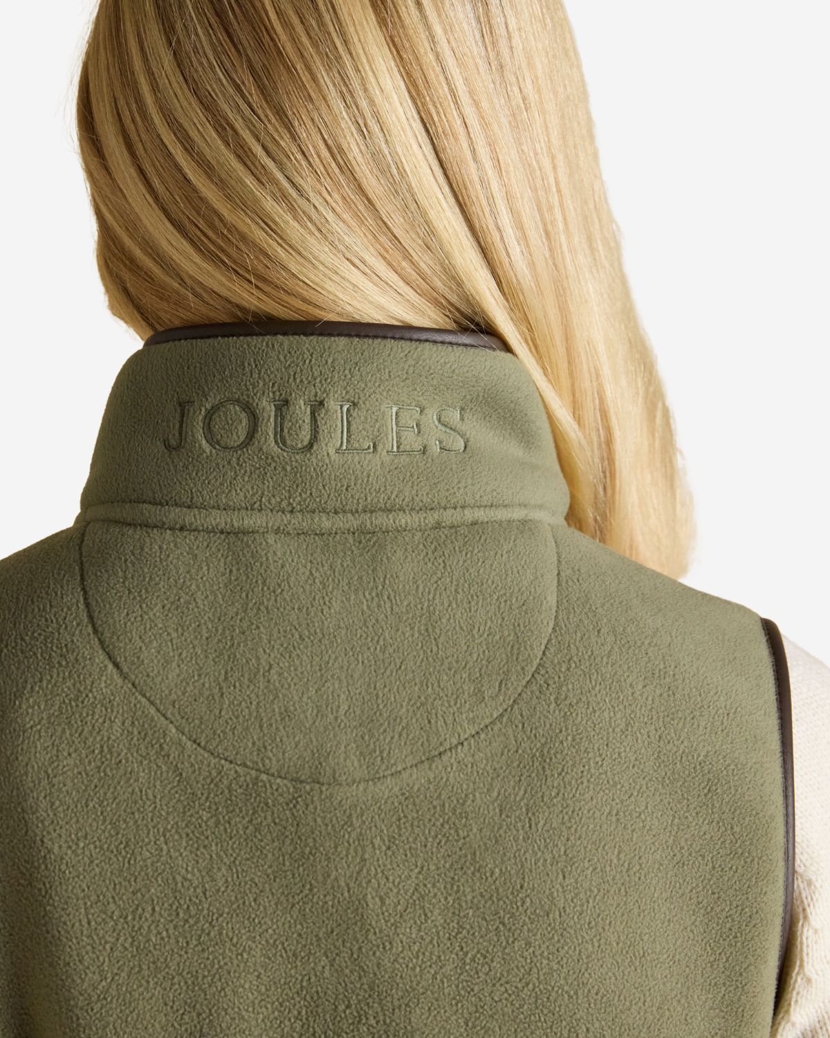 Joules Heritage Light Green Regular Fleece Gilet | Equiflair