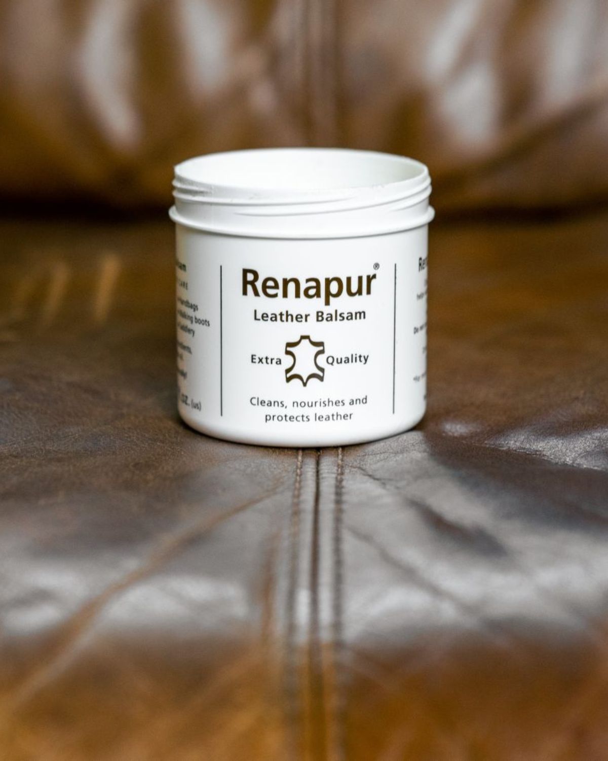 Renapur Leather Balsam: Leather Care Product for Cleaning, Nourishing, and Protecting Leather